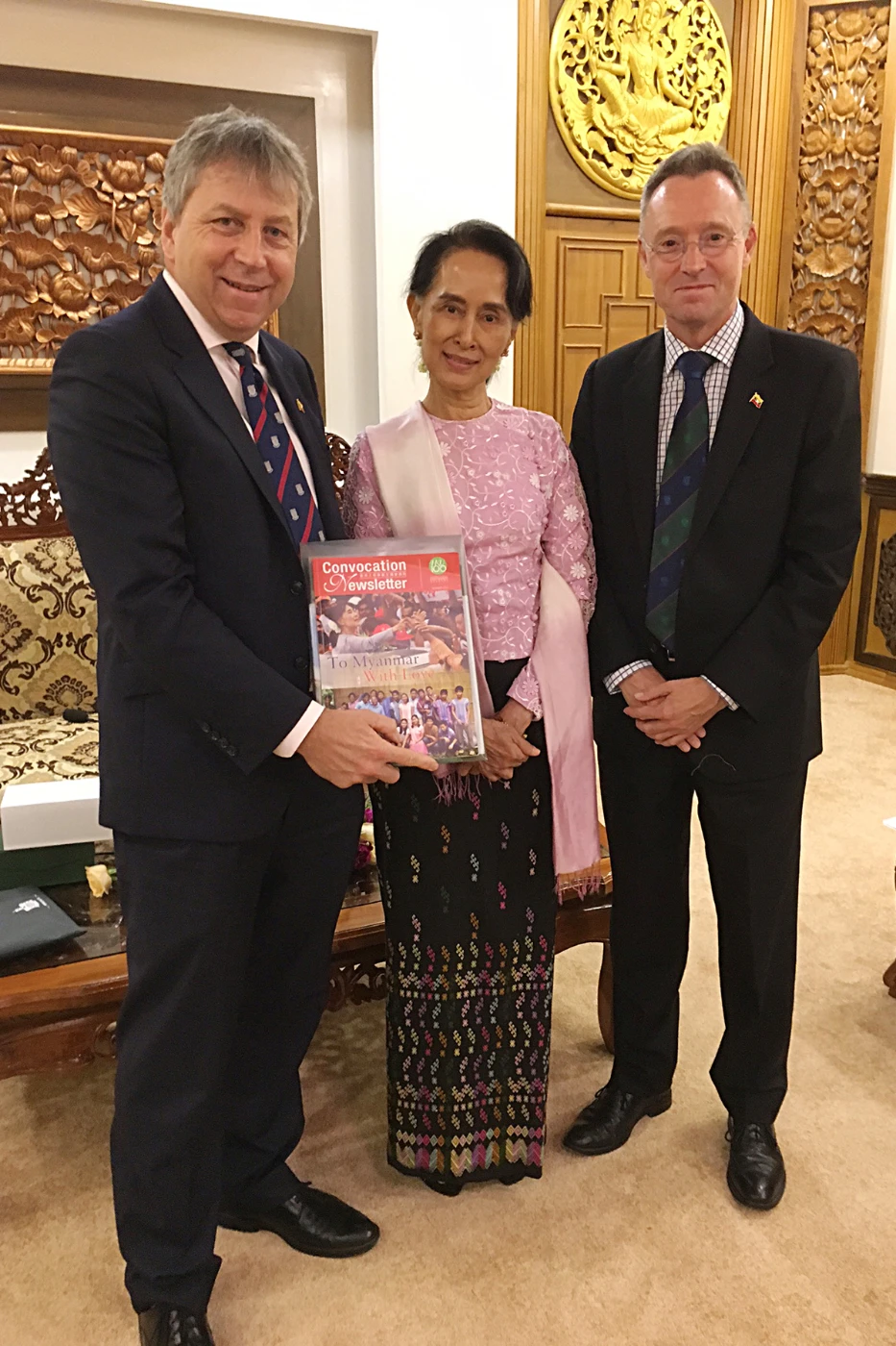 HKU delegation meets Myanmar State Counsellor Daw Aung San Suu Kyi