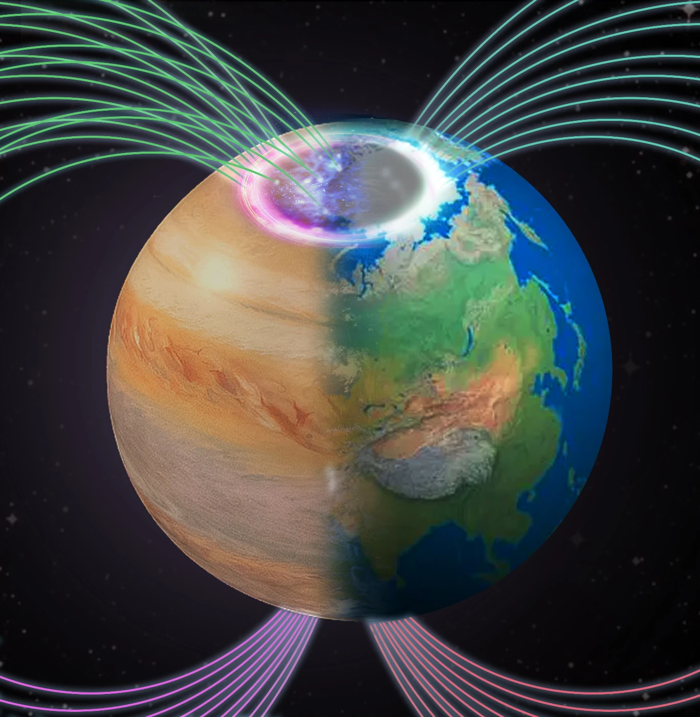 解讀宇宙光影：港大太空科學家揭示多種行星極光的統一框架 <br>
為更精準的太空天氣預報鋪路