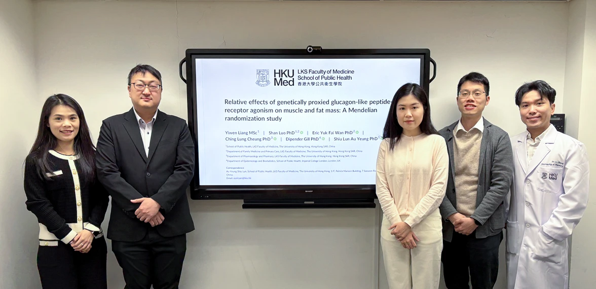 HKUMed reveals genetic evidence that diabetes drug GLP-1 receptor agonists achieve weight loss primarily by reducing fat mass more than muscle