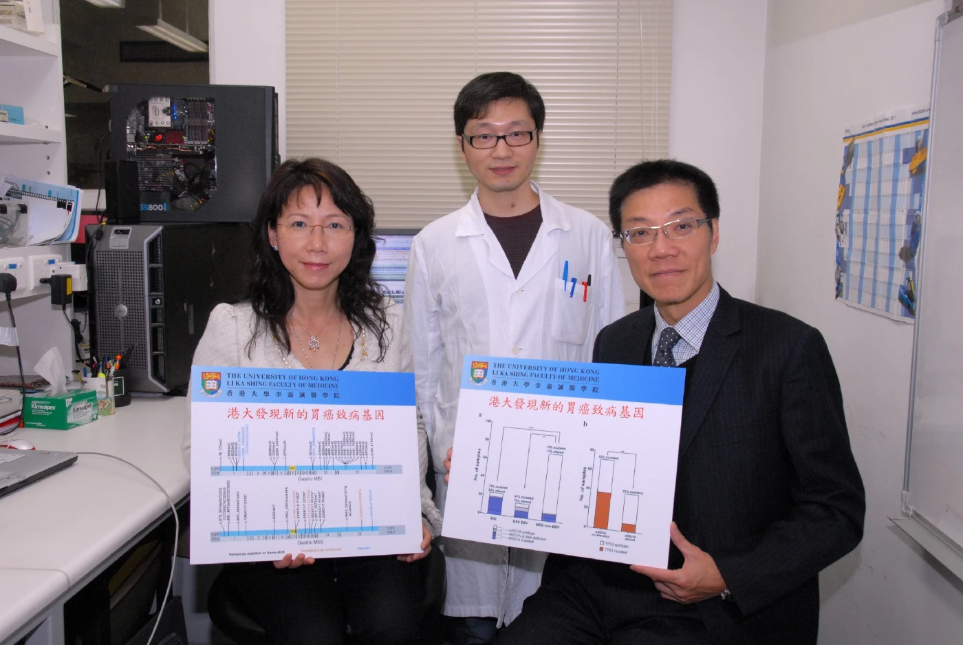 HKU researchers found new gene mutations that cause stomach cancer