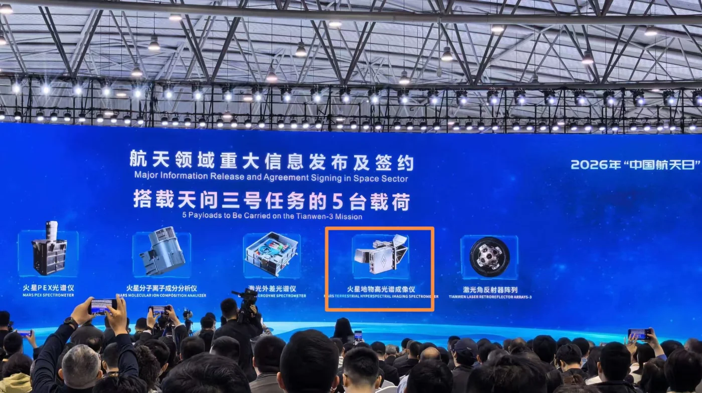 HKU Research Team to Develop “Short-Wavelength Infrared Spectrometer” for China’s Tianwen-3 Mission, Advancing the Search for Signs of Life on Mars