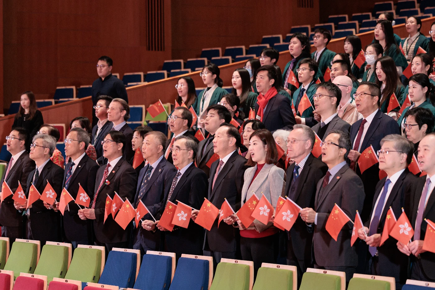 HKU holds Flag-raising ceremony for the New Year
