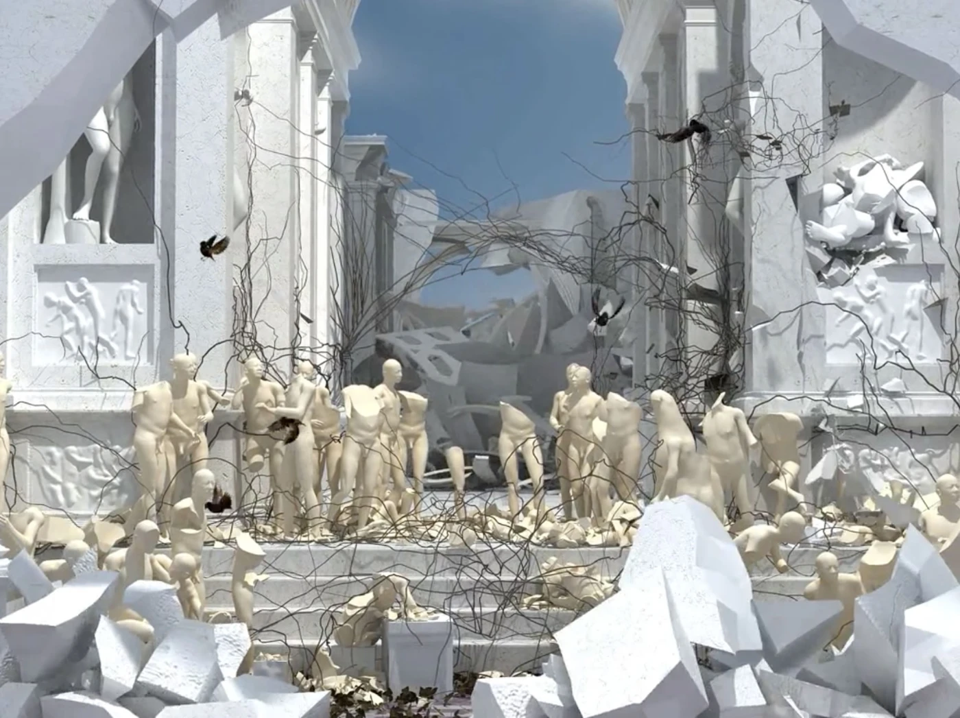 Miao Xiao Chun
       Tripoly series: Disillusion
       Video