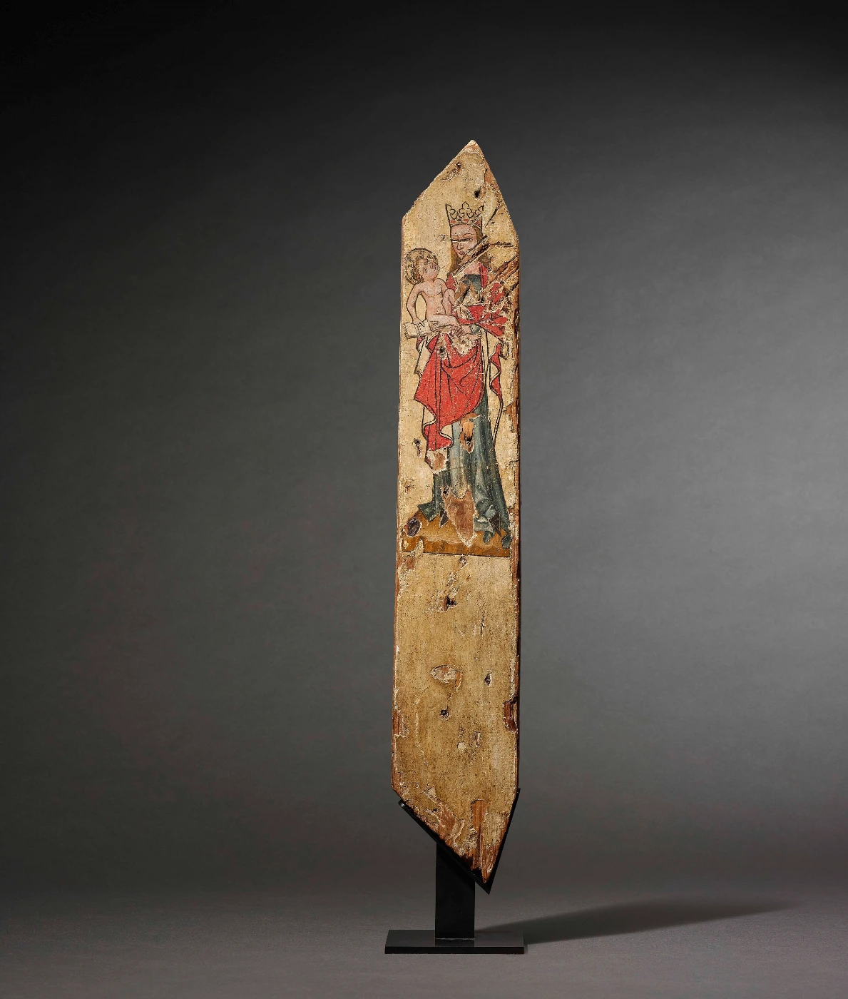 Wooden Post
Anonymous
Sweden, ca. 1400
Wood
H: 64.0 cm; W: 11.0 cm
The McCarthy Collection
Image Courtesy of Mark French