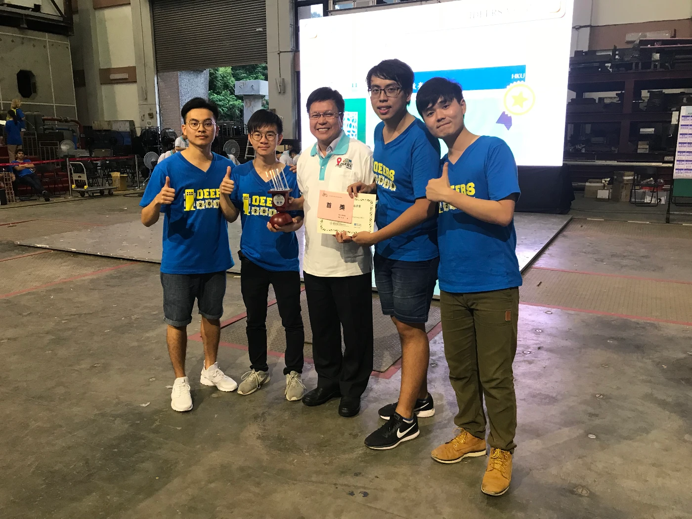港大土木工程系碩士生<br>
「2018抗震盃地震工程模型國際競賽」中奪得多個獎項