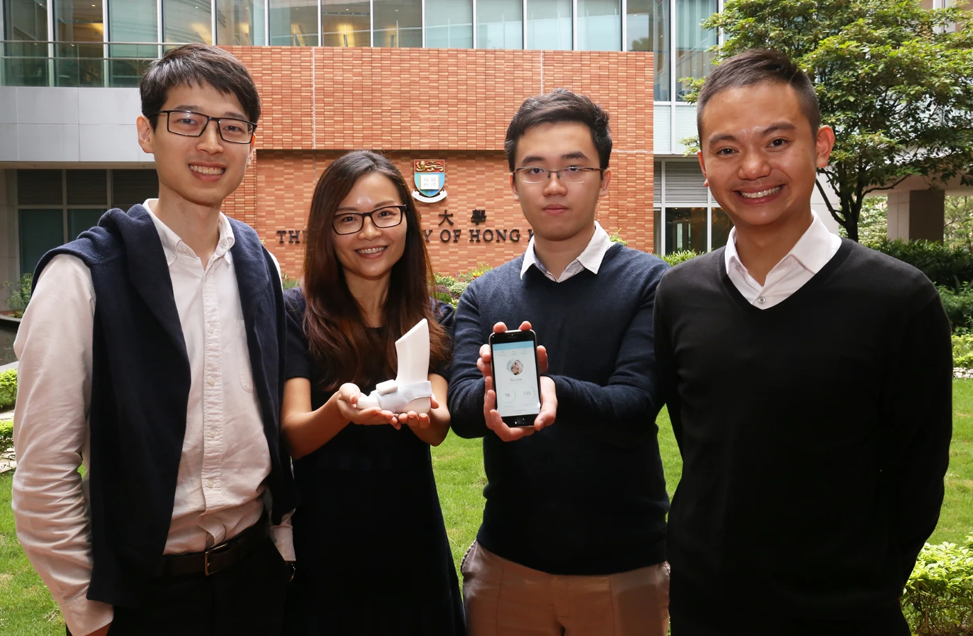 Peacify (from left) Alan Law, Celia Lee, Jonny Poon and jay Ho