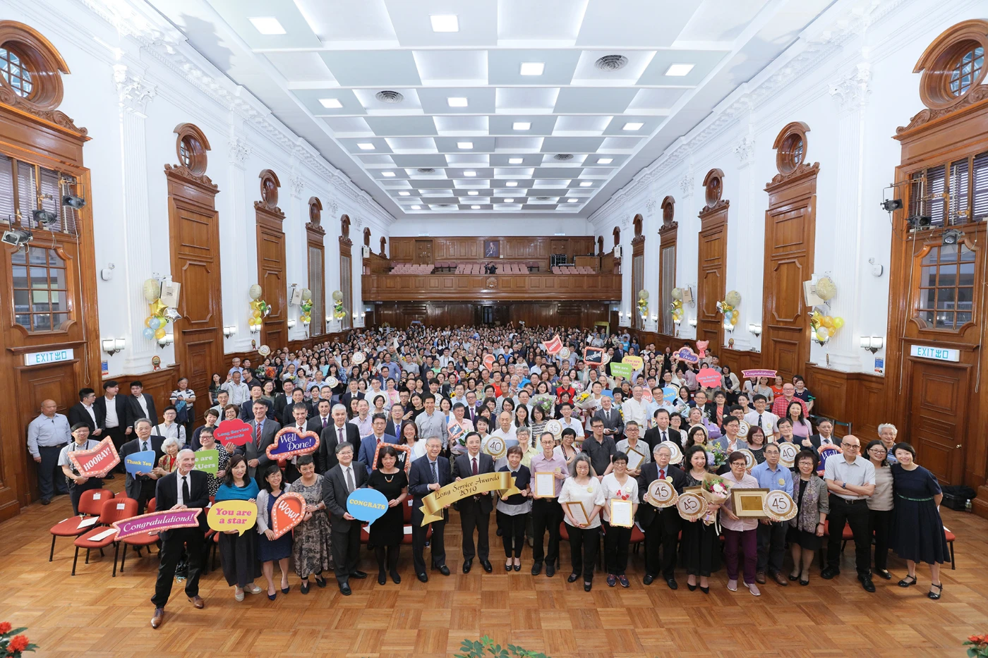 HKU holds Long Service Awards Presentation Ceremony to recognise over 210 staff members
