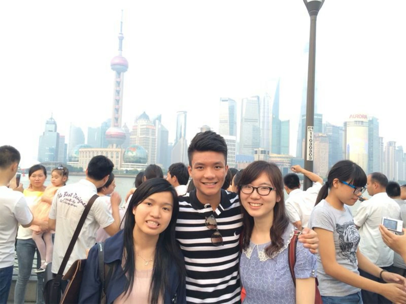 Michelle (first on the left) is currently on an internship in Shanghai and will go to Yale in September.  Next to her is Hosea Lee, her IBGM senior and also a Y-VISP participant of 2012-13.