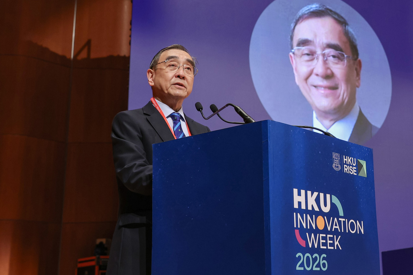 Professor Richard Wong, SBS, JP, Provost Of HKU, Deliveres His Welcoming Remarks