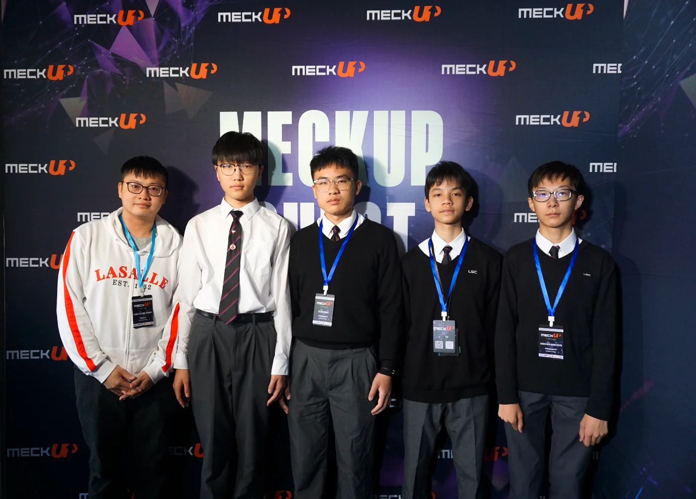Hong Kong participating teams at the competition venue