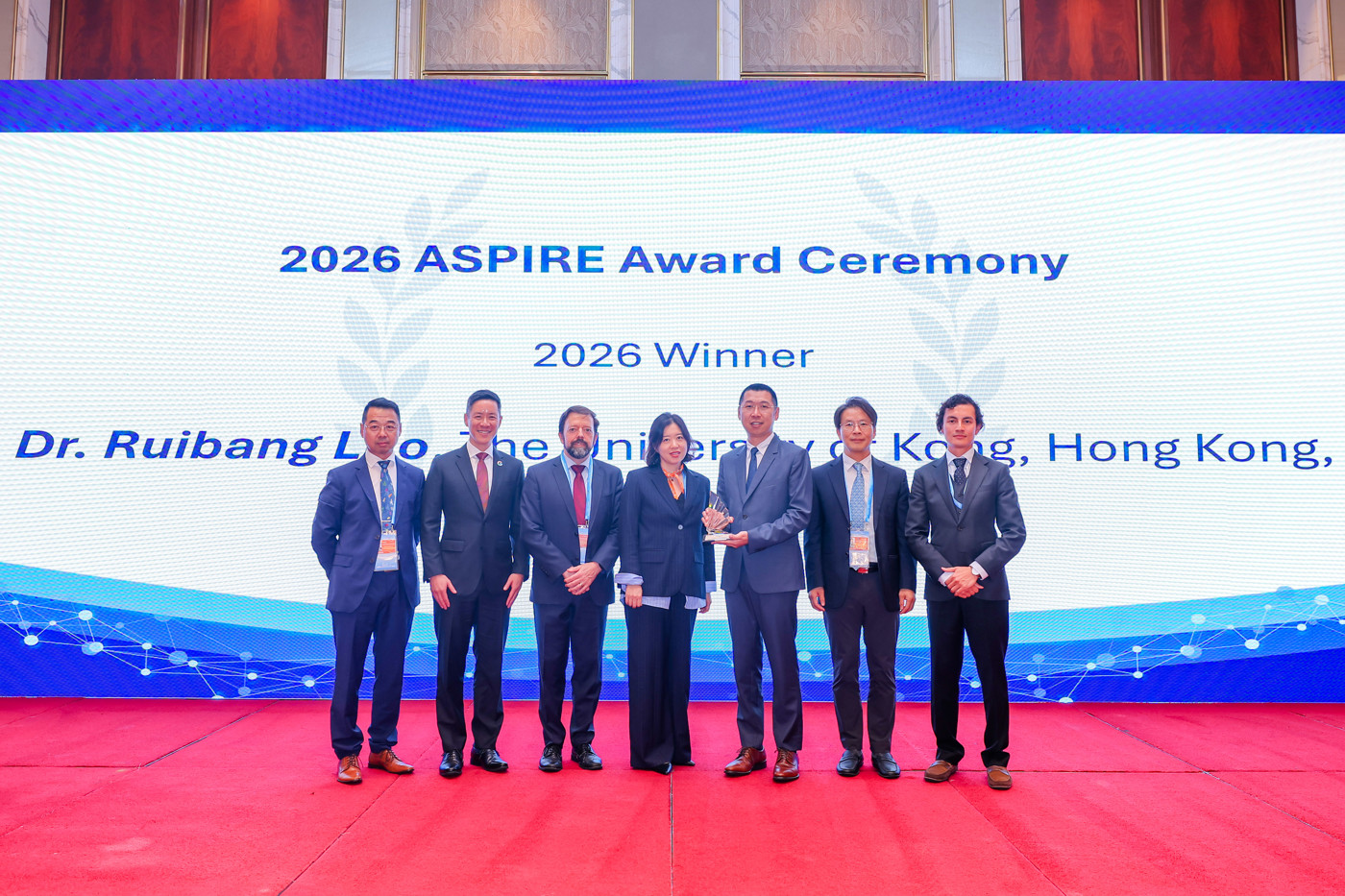 香港大学学者荣获2026年度APEC ASPIRE奖 成为本届唯一得主
