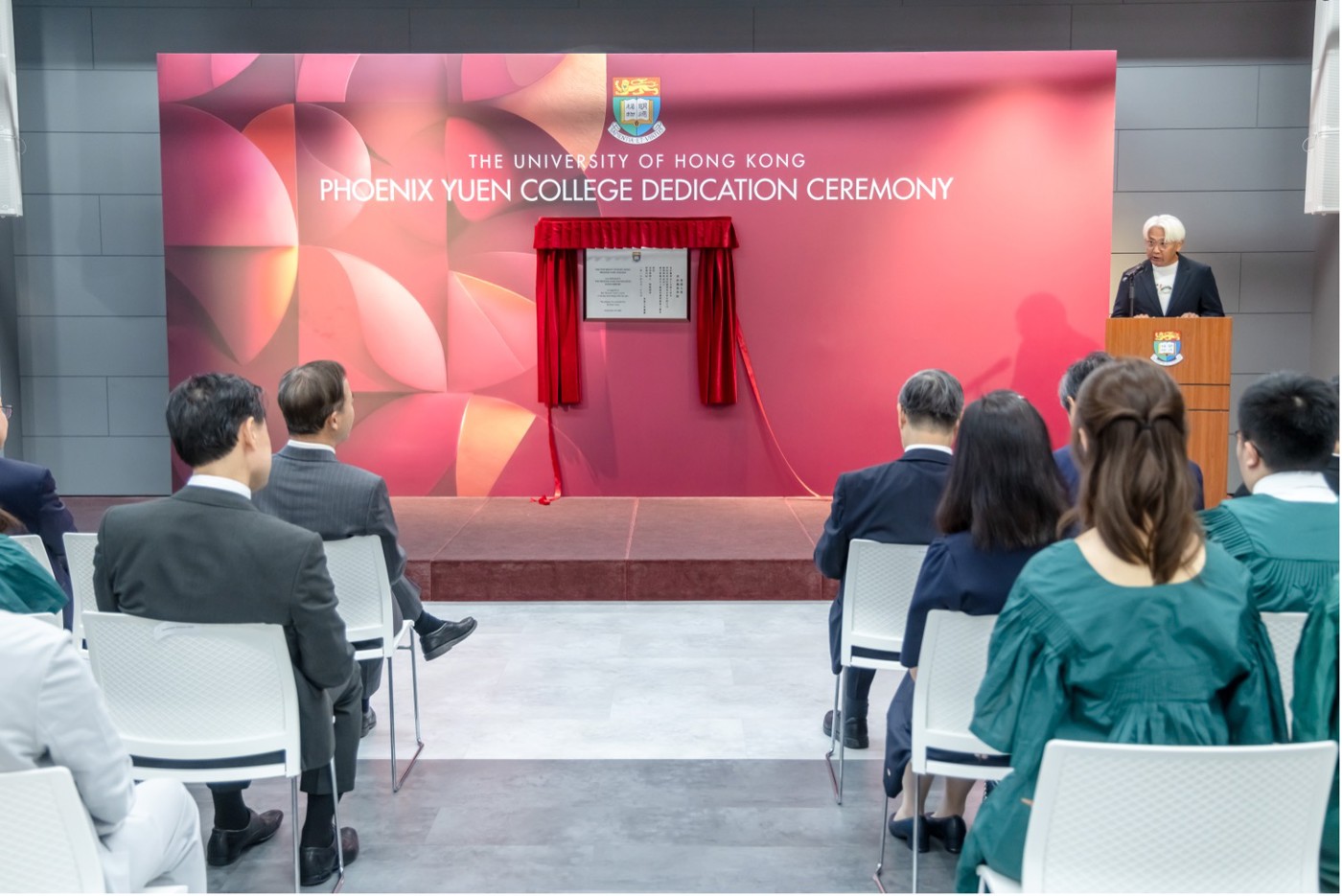 Dr Joseph Yuen, Donor Representative of the Phoenix Yuen Foundation Fund Limited, delivered remarks. 