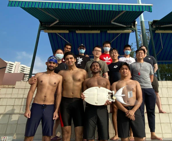HKU Engineering student team developed robotic fish sets World Record for the second time