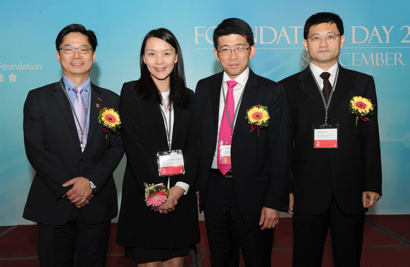 香港大學四位傑出學者獲裘槎基金會頒授裘槎科研獎項