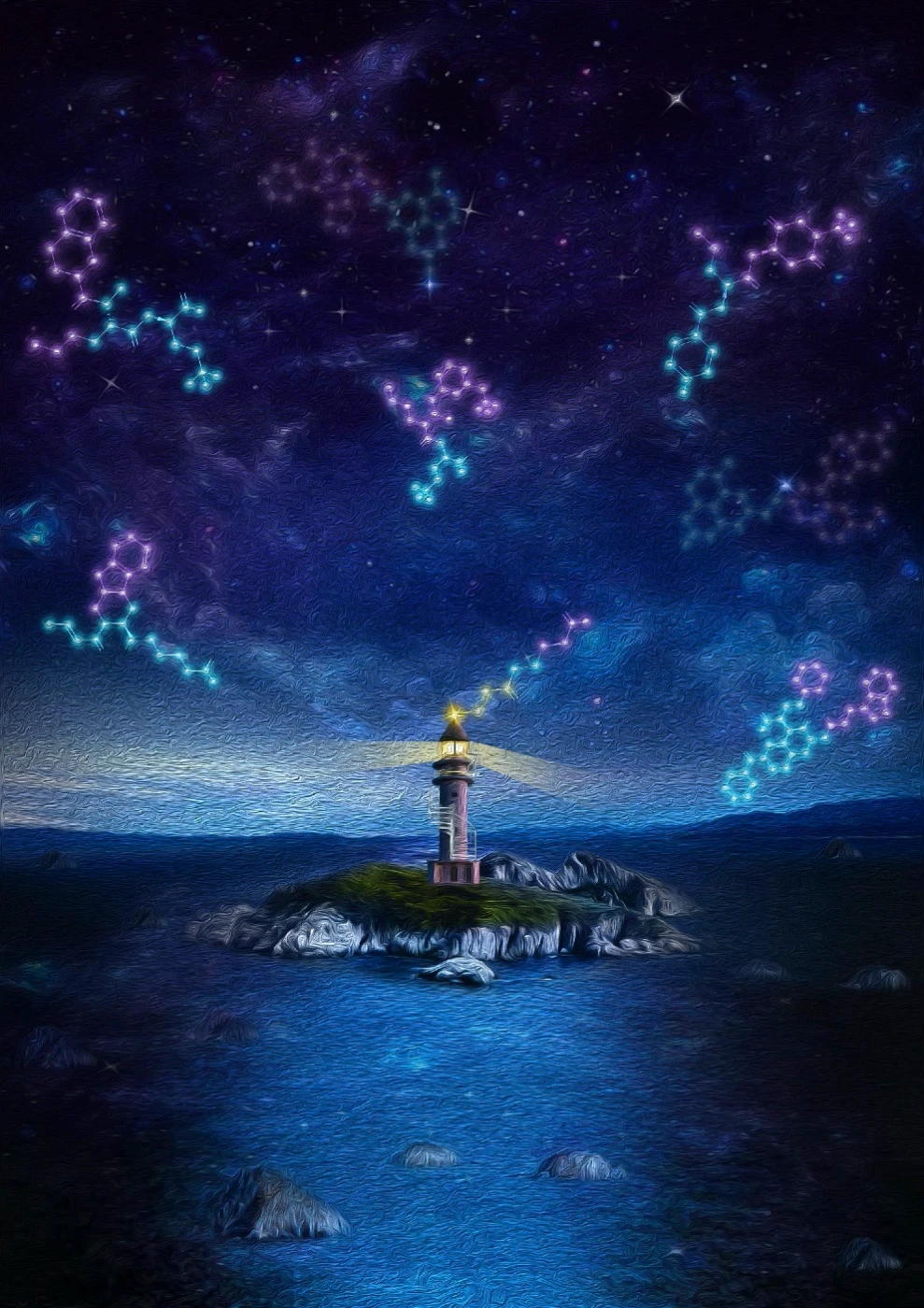 細胞表面就像廣闊、複雜，且不可預測的海洋，而膜蛋白是海洋中的岩石和島嶼。 用DNA標籤標記膜蛋白靶標就像在岩石上建造一個燈塔，以指導對目標膜蛋白靶標的藥物篩選。