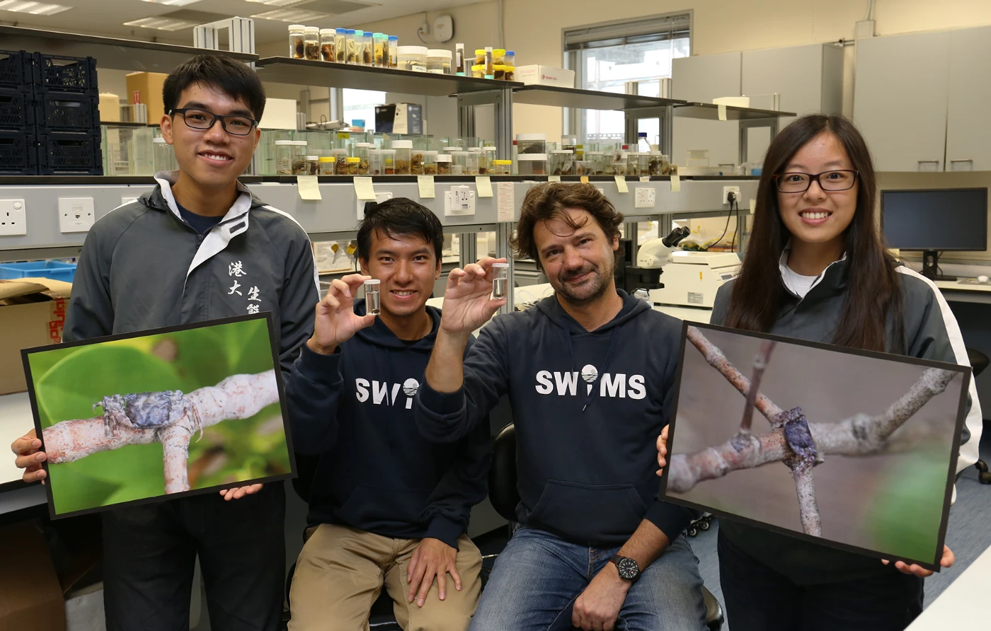 港大海洋生態學家在吐露港發現及命名本港首種樹棲蟹種<br>
--- 汀角攀樹蟹 (Haberma tingkok)