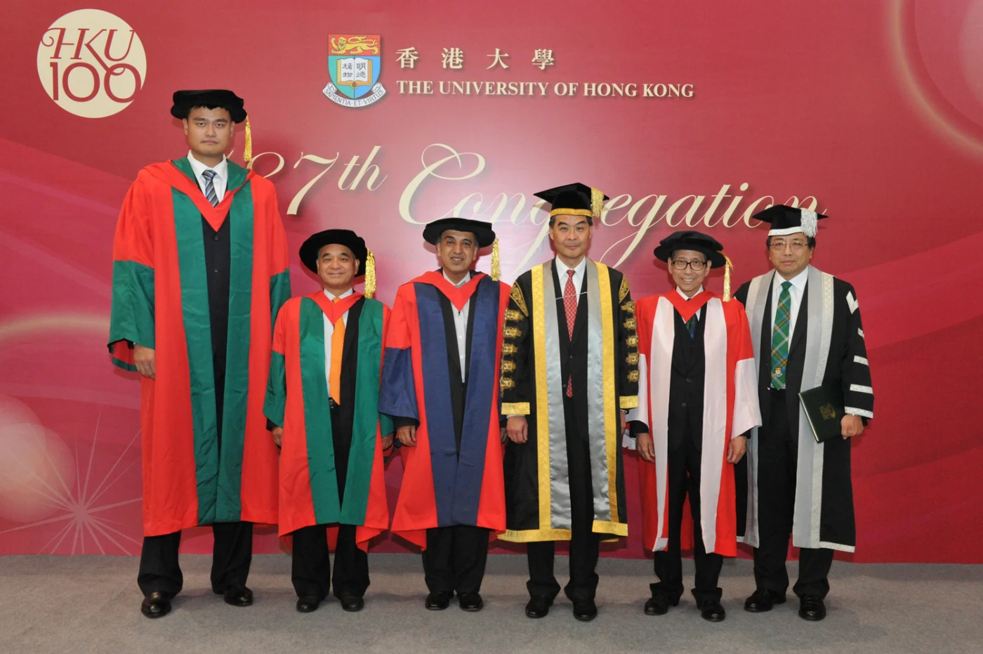 港大學頒授名譽博士學位予三位傑出人士