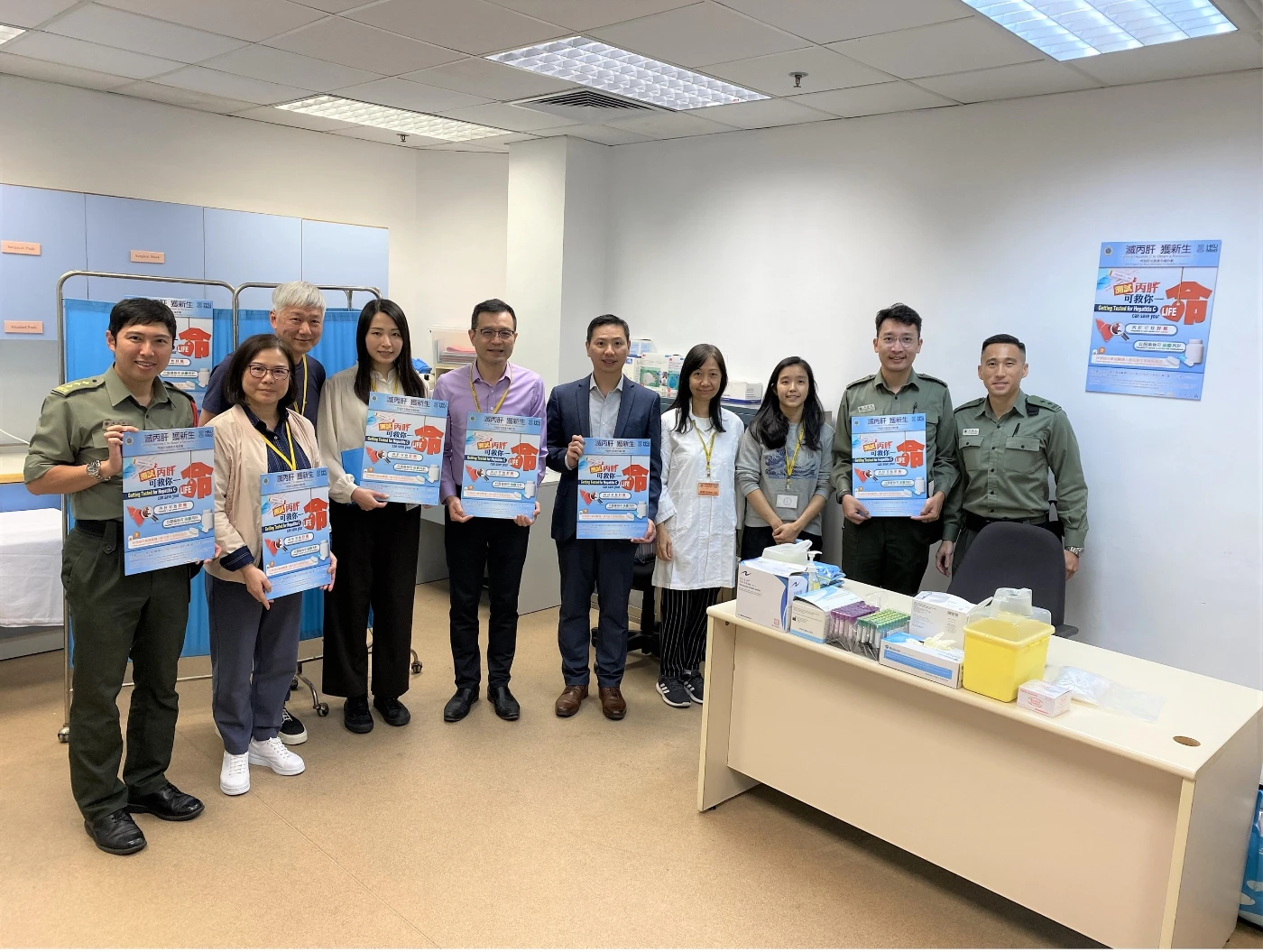 HKUMed and the Correctional Services Department have launched a pilot programme for hepatitis C virus screening for eligible persons in custody with providing antiviral therapy to HCV carriers.