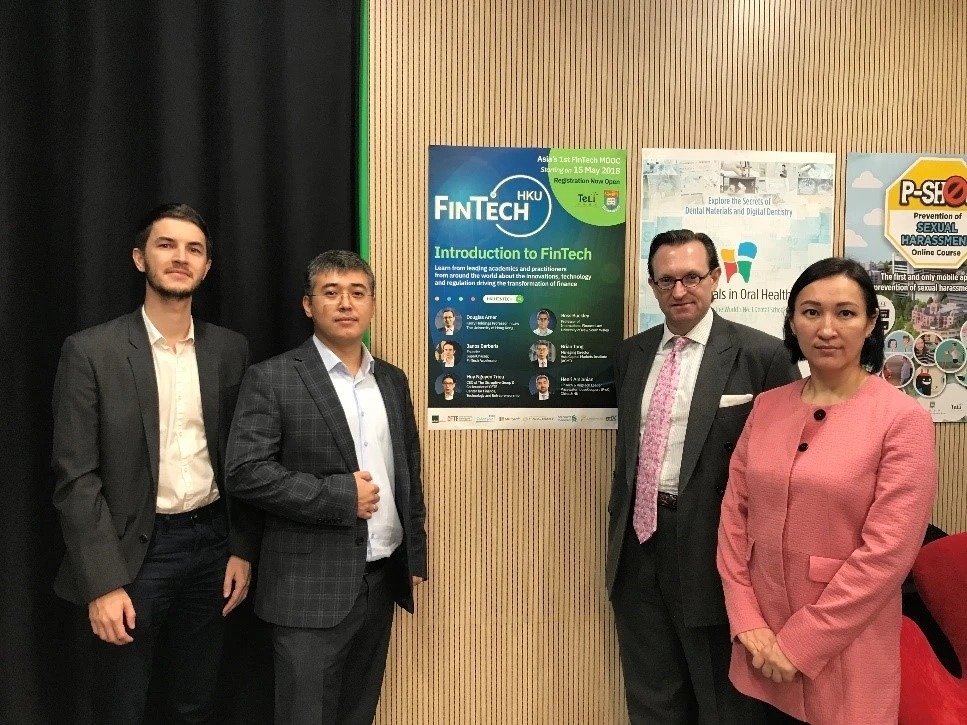 AlmaU and HKU Law launch the Russian-language version <br>
of the world’s largest FinTech online course on edX