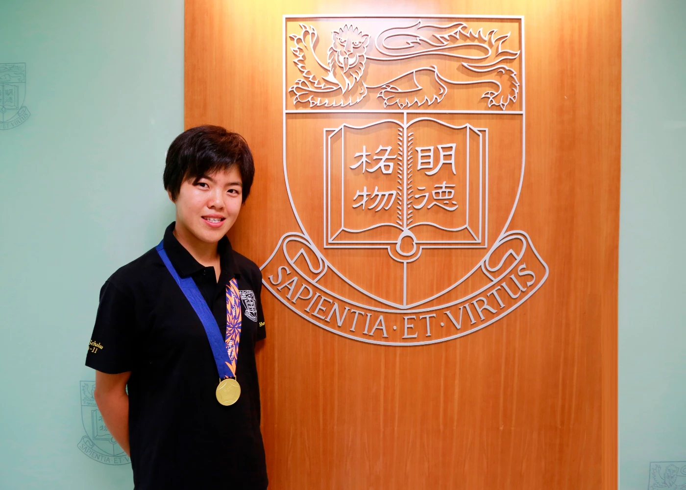 2014 Asian Games gold medal winner HKU Arts student Hayley Chan back to HK