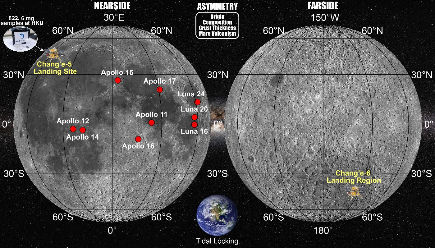 HKU Geologists Reveal Mysterious and Diverse Volcanism in Lunar Apollo Basin, Chang'e-6 Landing Site