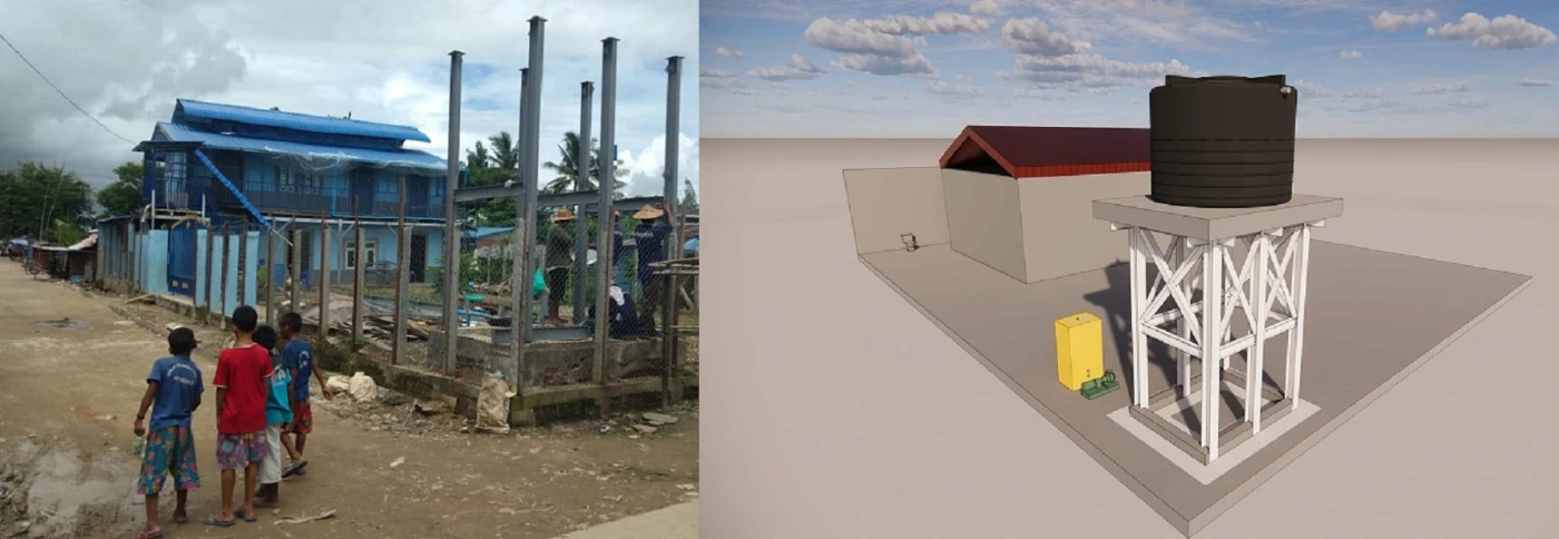 HKU students design a system for clean water supply to benefit a school in a deprived area in Myanmar