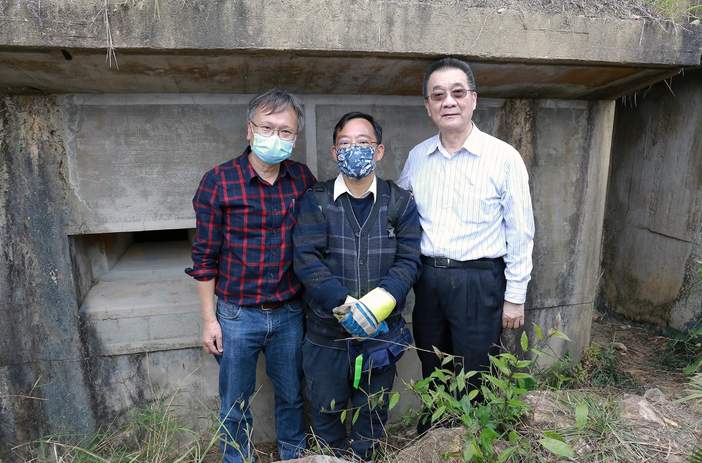 日軍在港建設軍事設施遺跡<br>
鹿頸槍堡群：軍事設施遺跡與文物