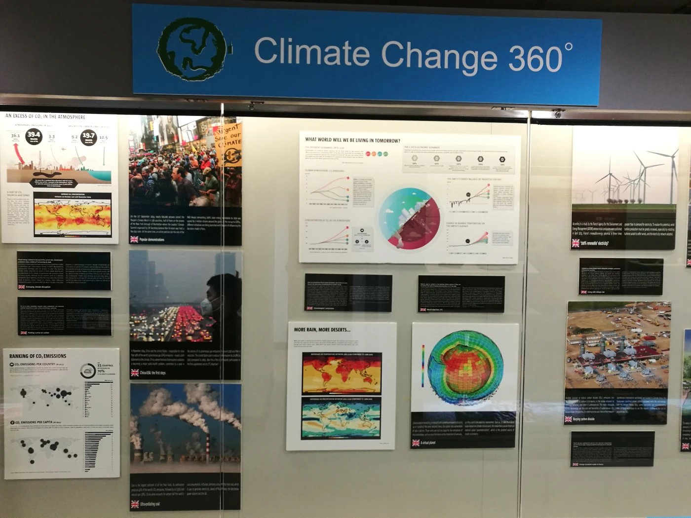The Stephen Hui Geological Museum of HKU <br>
presents “Climate Change 360ᵒ” Exhibition