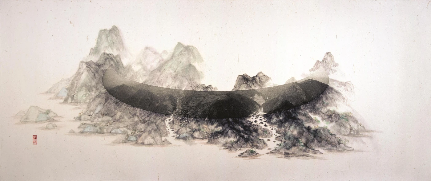 From Two Arises Three: The Collaborative Works of Arnold Chang and Michael Cherney <br>
A visual duet of traditional ink painting and photography