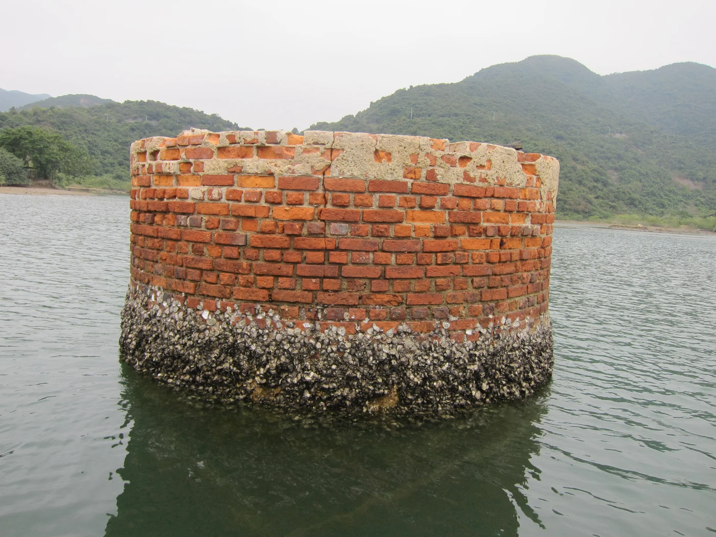 A historical surveying well in Tai Tam Harbour