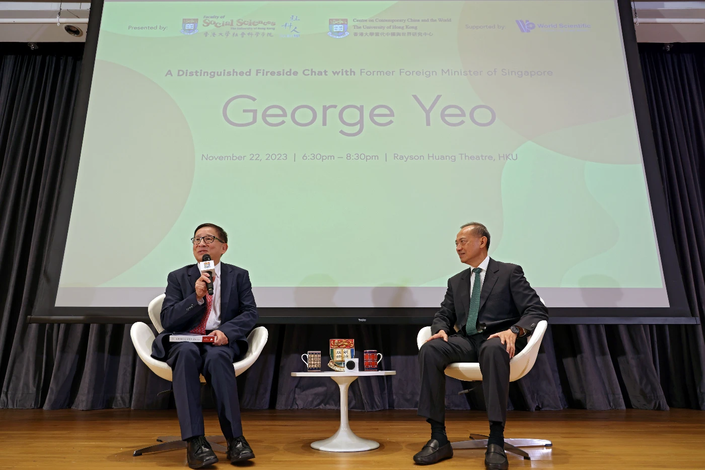 Professor LI Cheng, Director of the Centre for Contemporary China and the World; and Mr George YEO, former Foreign Minister of Singapore
