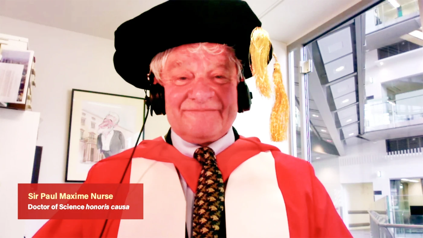 Sir Paul Maxime NURSE
名譽科學博士