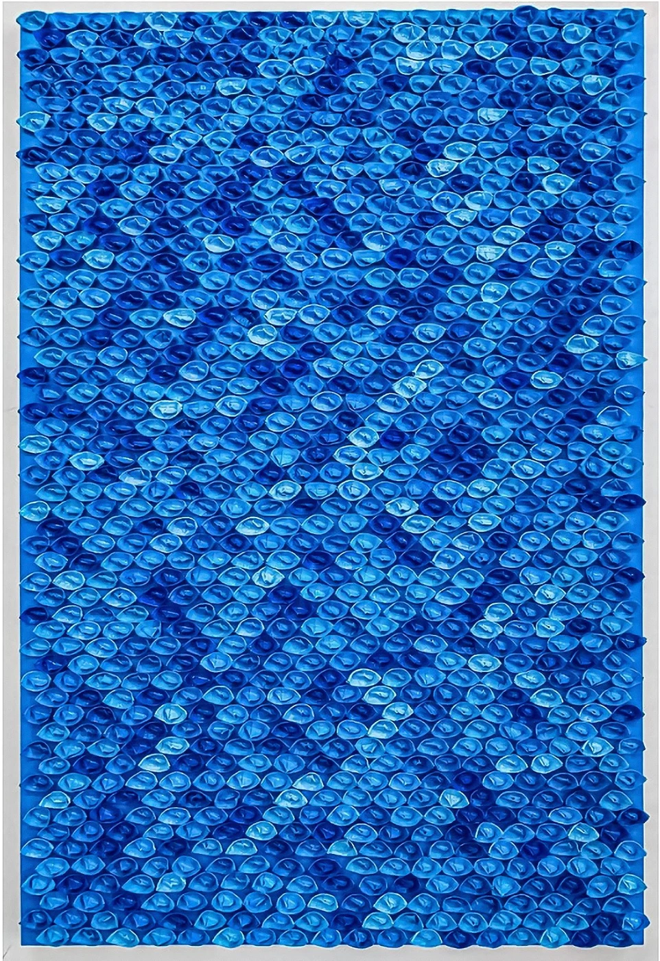 All the Best – Sky – 999
Ng Lung Wai
Folded acrylic paint on canvas
2018
Image Courtesy of Ng Lung Wai