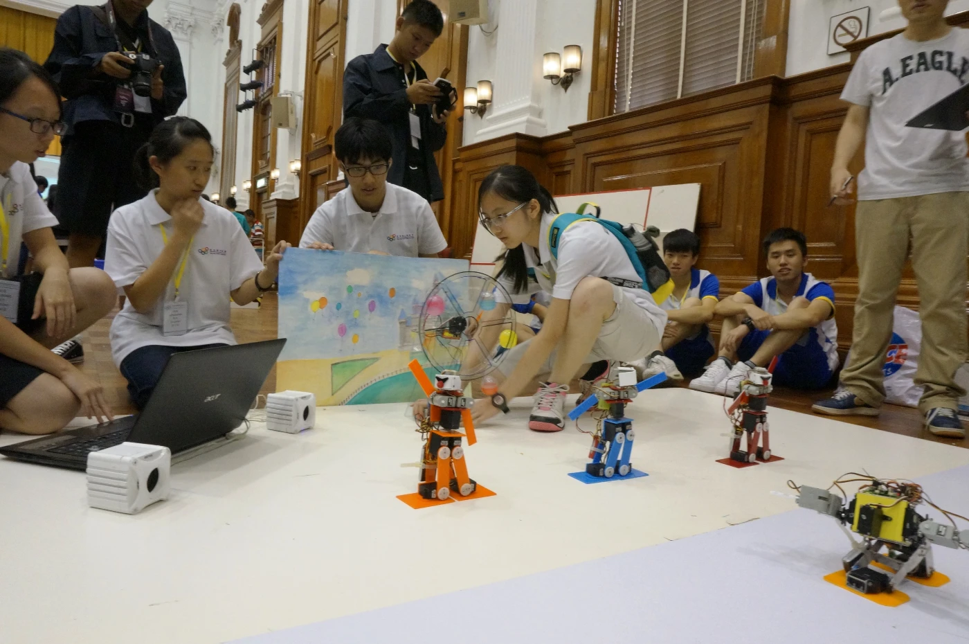 Hong Kong Robotic Olympic Association and HKU Faculty of Engineering hold International Robotic Olympiad 2014