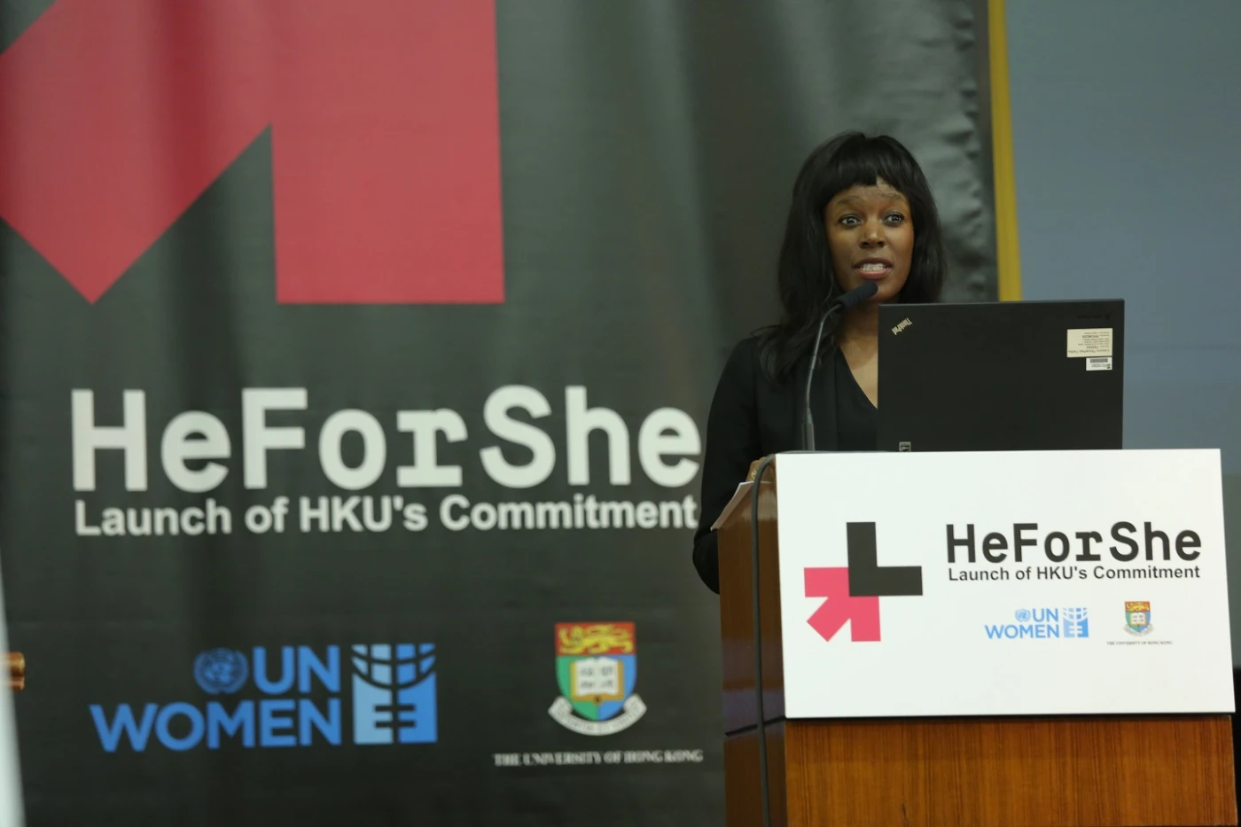 Head of HeForShe Ms Elizabeth Nyamayaro