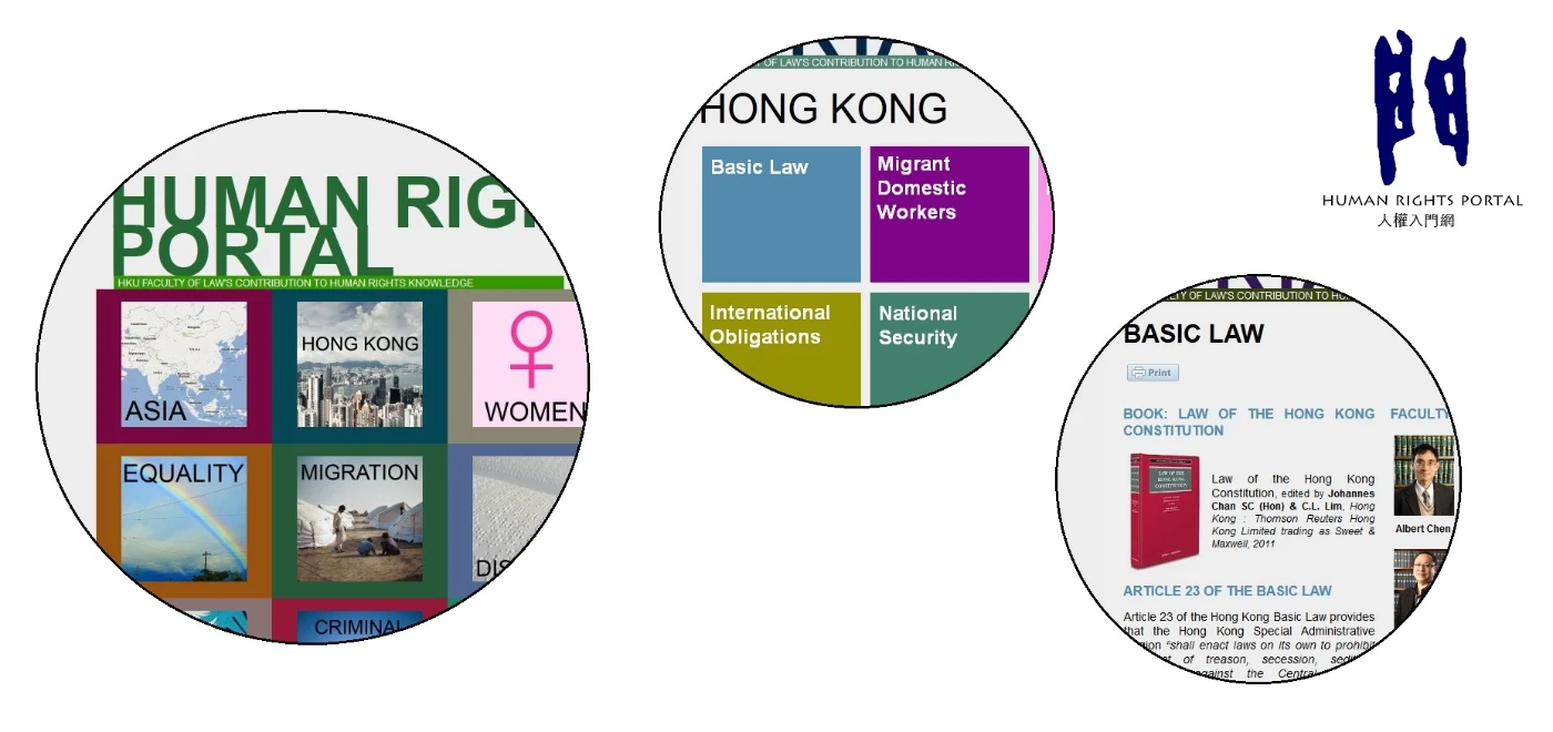 The Centre for Comparative and Public Law launches the Human Rights Portal <br>
https://www.law.hku.hk/hrportal