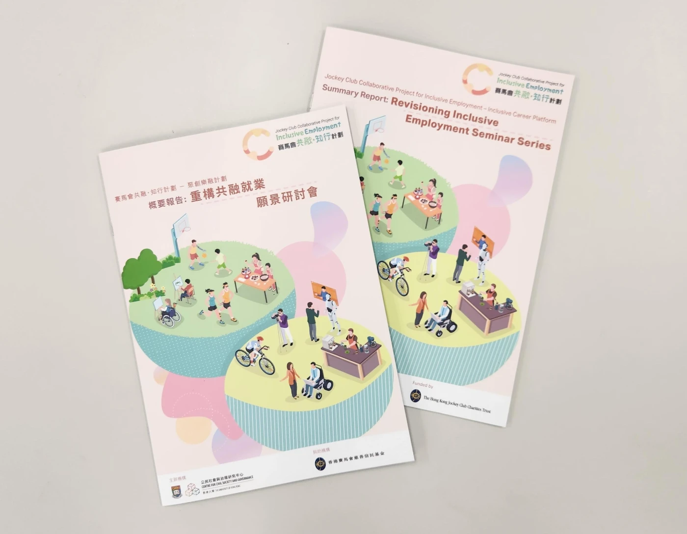港大公民社會與治理研究中心發佈<br>
《重構共融就業願景研討會概要報告》