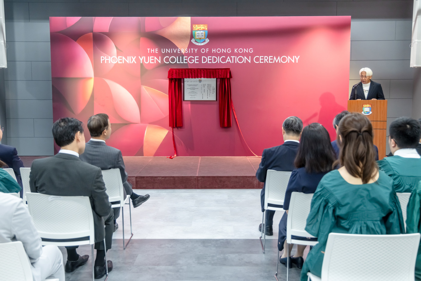 Dr Joseph Yuen, Donor Representative of the Phoenix Yuen Foundation Fund Limited, delivered remarks.