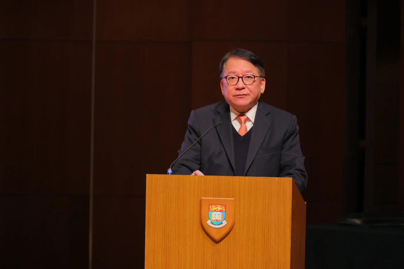 政務司司長陳國基先生致辭。
