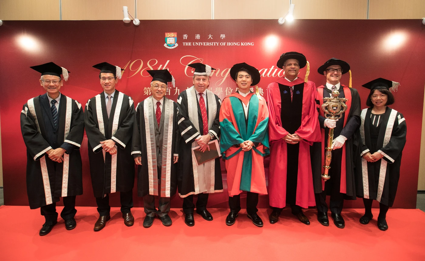 HKU confers Honorary Degree on <br>
world-renowned pianist Dr Lang Lang at the 198th Congregation