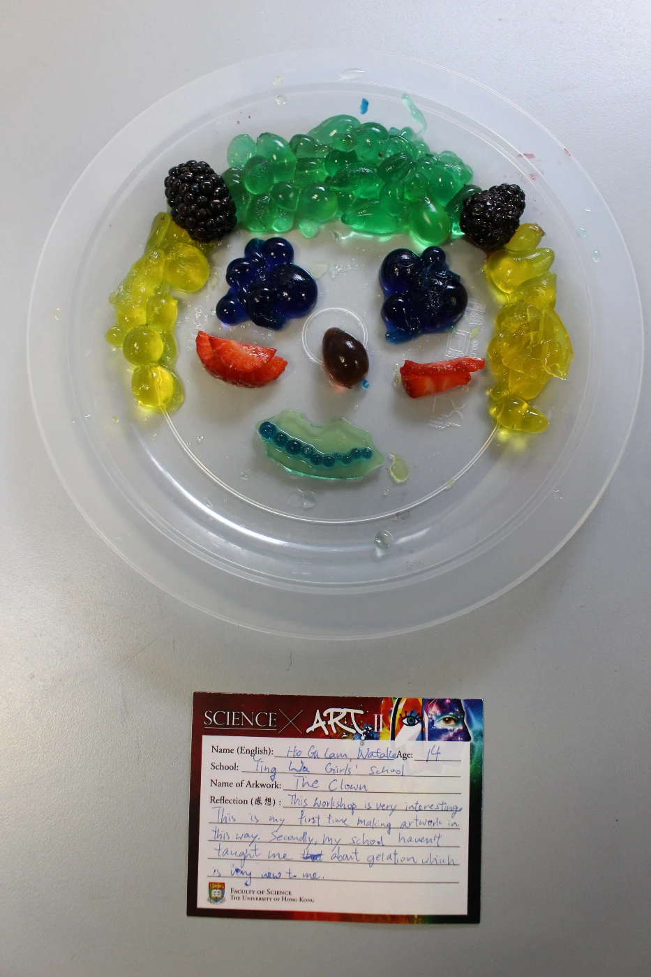 Freshly made molecular cuisine
