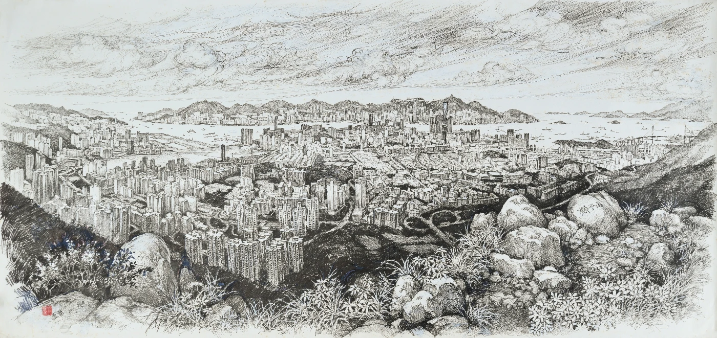 Sketching His Land and People: The Drawings of Eddie Chau